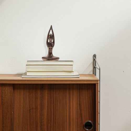Estatua De Yoga Para Escritorio, Decoración De Resina Para E