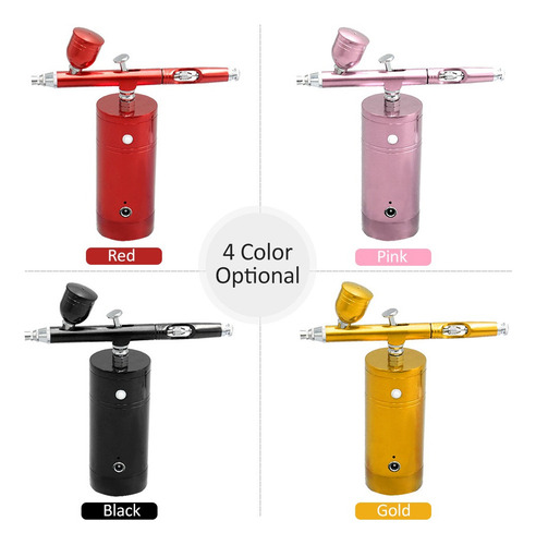 Kit De Aerógrafo Recargable Compresor De Aerógrafo Portátil
