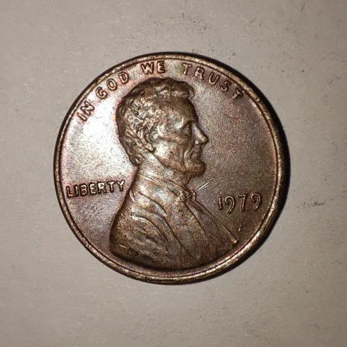 Moneda 1 (un) Centavo 1979 Abraham Lincoln Estados Unidos (Usado)