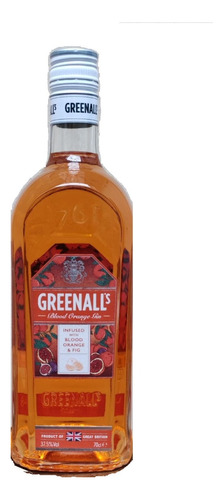 Gin Greenall's Blood Orange Gin 700 Ml Origen Gran Bretaña