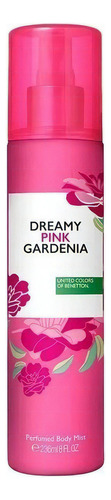 Body Splash Benetton Dreamy Pink Gardenia 236 ml + Amostra