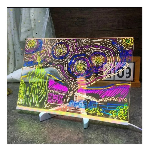 Pizarra De Borrado Usb Ins Style Con 7 Bolígrafos