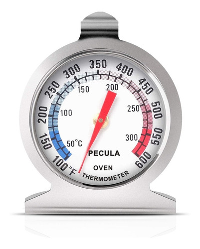 Imagen 2 de 8 de Termometro Cocina Para Horno Acero 0-300c Grados
