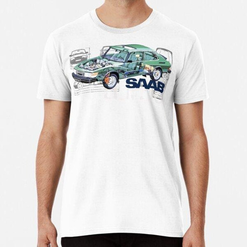 Remera Saab 900 Turbo Algodon Premium