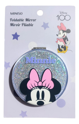 Espejo De Mano Minnie Mickey Mouse Disney Original