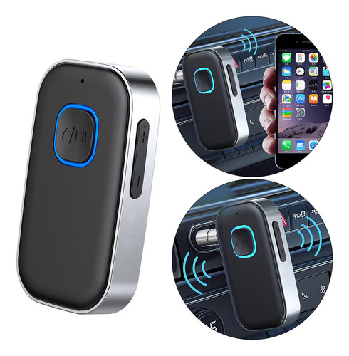 Receptor De Coche Bluetooth 5.0 Adaptador Aux Llamadas Manos