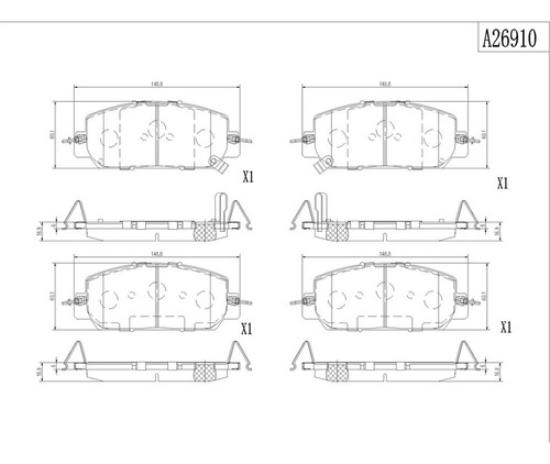 Balatas Delantera Para Honda Crv 1.5 2019 Turbo Plus