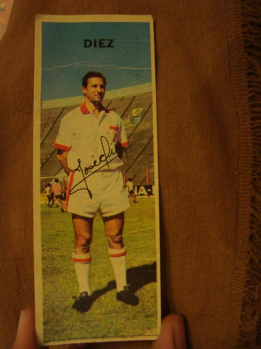 Figurita Tarjeton Crack 1968 Diez Huracán 110