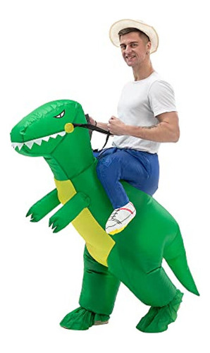 Disfraz De Hombre Disfraz De Dinosaurio Inflable Iretg Para 