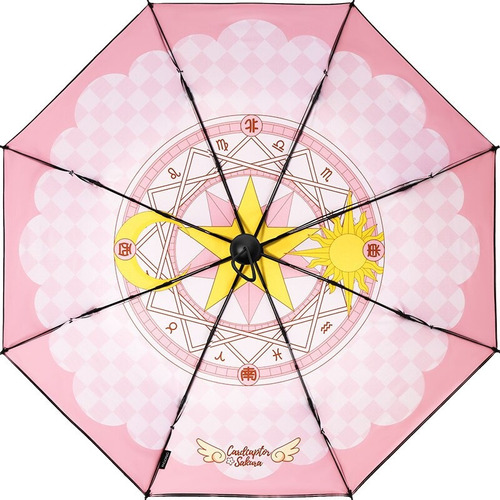 Paraguas De Lluvia Plegable Card Captor Sakura Con Reves [u]