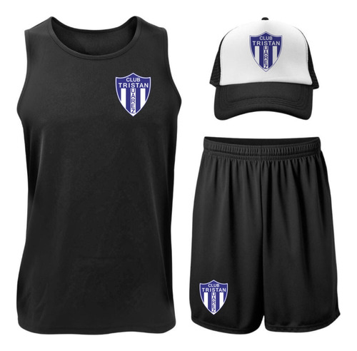 Conjunto Dep. Musculosa + Short + Gorra - Tristán Suárez 