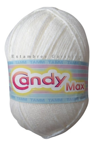 Estambre Candy Max Tamm Madeja De 200 Grs Crochet Color Hueso