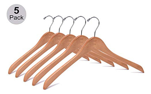 Percheros De Calidad Curvados De Madera Para Abrigos Y Traje