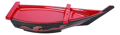 Plato Con Forma De Barco De Sushi Plato Para Servir M Rojo