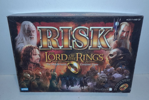Risk The Lord Of The Rings Edicion Original 2001 Parker Bros (Usado)