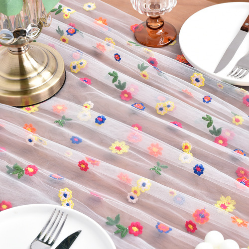 Table Runner Florals Easter Table Runner, Mesa Bordada De Tu