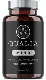 Qualia Mind Premium Nootropico Para La Memoria El Cerebro Sabor Natural