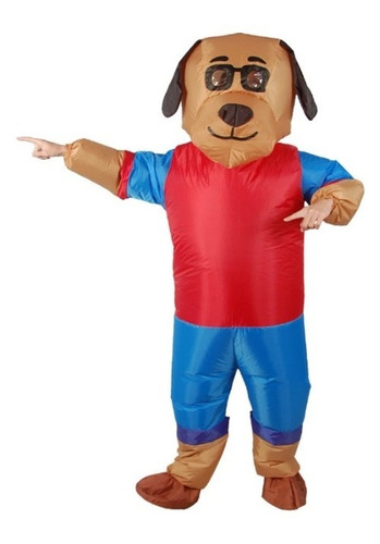 Disfraz Inflable Perro Adultos Fiesta Cumpleaños Halloween