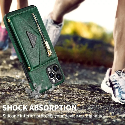 Funda De Piel Para iPhone Funda Tipo Cartera Con Correa