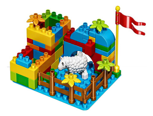 Juguete Granja Bloques De Construccion Didactico 88pcs Niños