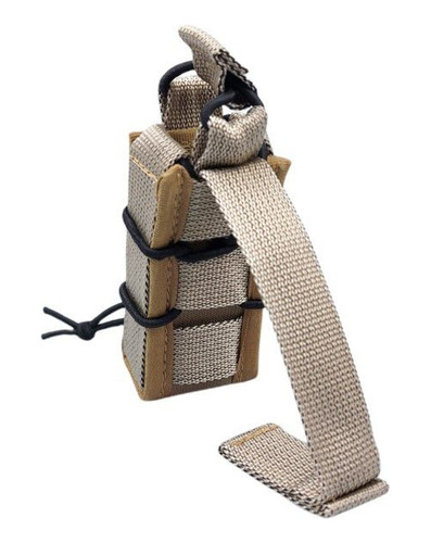 Porta Carregador De Pistola Modular Tan