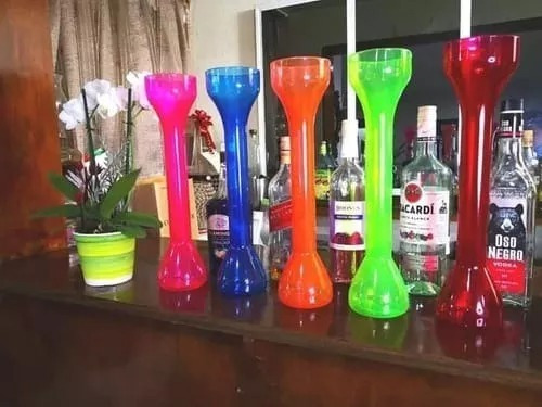 30 Yardas Largas De Plástico Colores Bebidas Fiesta