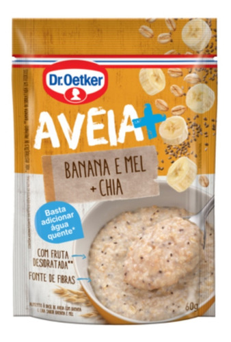 Aveia+ Banana E Mel Com Chia Dr. Oetker 60g