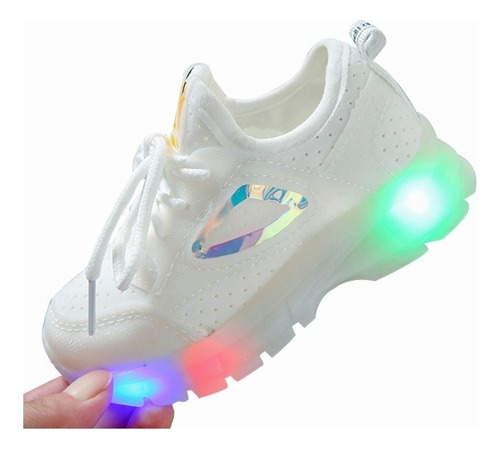 Zapatos Deportivos Para Niños Led Light 0786
