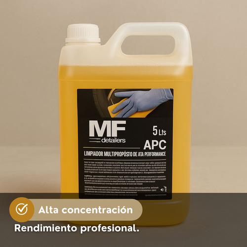 Apc Limpiador Mf Detailers Interior Exterior 5 Lts Auto