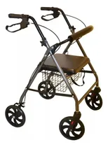 Comprar Andador Ortopedico Plegable C\u002Fruedas Frenos Asiento Canasto