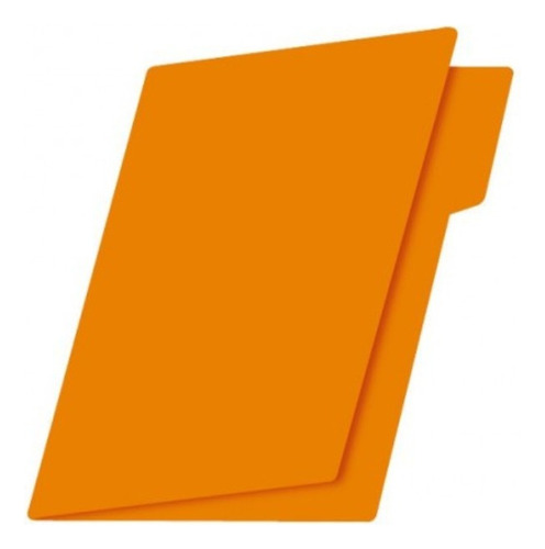 Carpeta Manila De Color Naranja Tamaño Carta X 50 Unidades