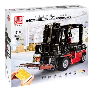 Lego Technic Moc_ Mould King 13106 - Empilhadeira Motorizada