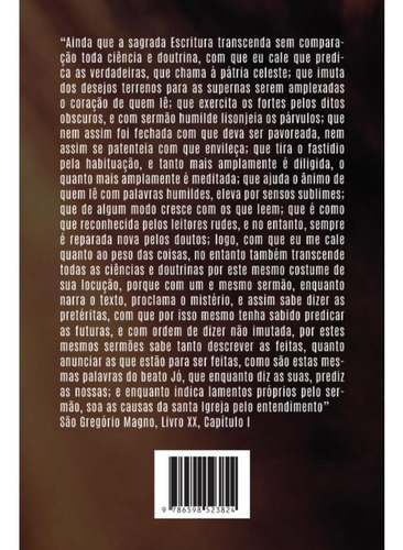 Coleção Moralia In Iob - Comentário Literal Ao Livro De Jó