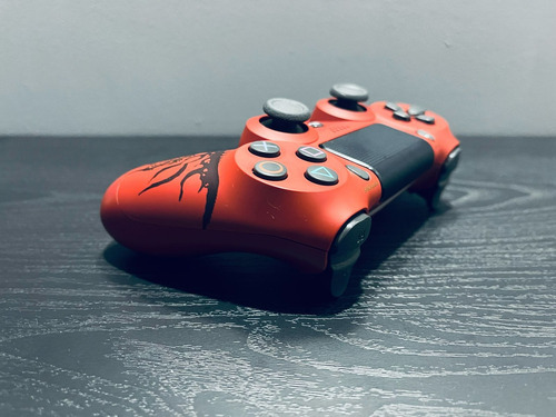 Control Dualshock 4 Monster Hunter Rathalos Ps4 Original Roj Rojo (Usado)