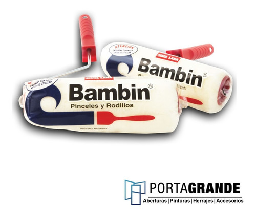 Imagen 1 de 1 de Rodillo Para Pintar De Lana Bambim 17cm