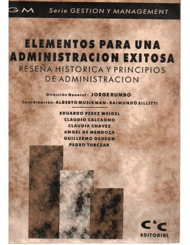 Libro Elementos Administracion Exitosa Gestion & Management 