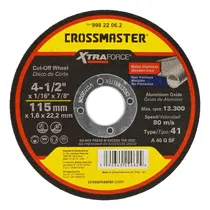 Comprar Pack X25 Disco Corte Amoladora 115mm X 1,6mm Crossmaster 