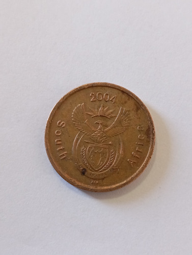 Moneda Sudáfrica 5 Cents 2004 Garsa (&1572 (Usado)