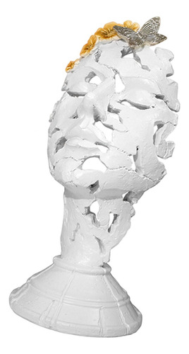 Art Woman Face Objects Figurine Thinker Statue Decoración