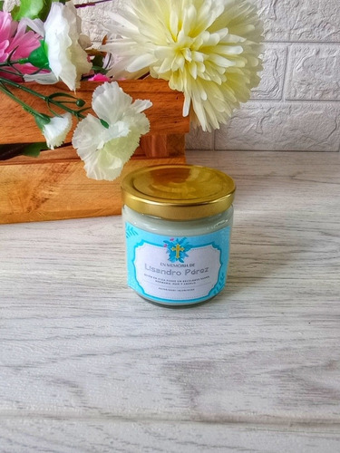Imagen 4 de 8 de Velas En Vidrio Aromáticas Recuerdos Duelo Difuntos Misas