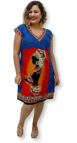 Vestidos longos de capulana e tecido sales