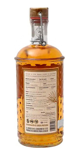 Mezcal Los Danzantes Espadín Añejo 750 Ml