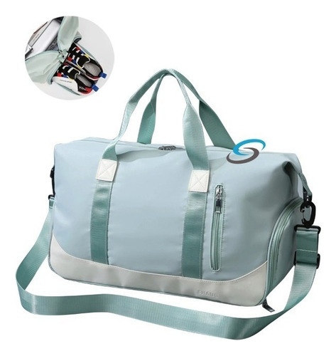 Maleta Deportiva Gym Viaje Impermeable Morral De Moda Tp Am7