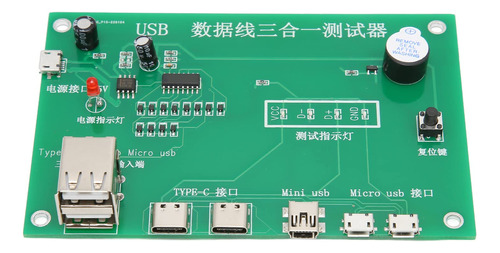 Dilwe Probador Cable Usb Accesorio Prueba Dato Carga 3 1 C