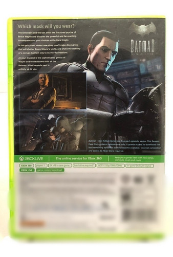 Batman: The Telltale Series Xbox 360 C (Usado)