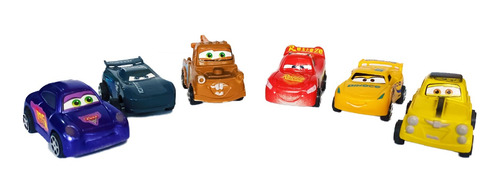 Coleccion Carros De Personajes Cars X 6 Juguetes Para Niño