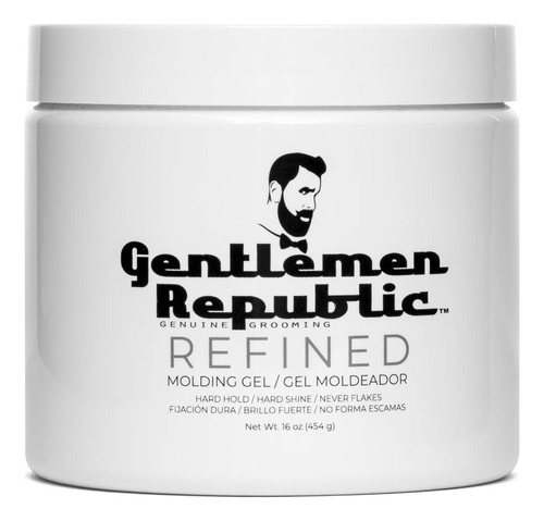 Gentlemen Republic Gel Moldeador De Cabello Refined Resiste.