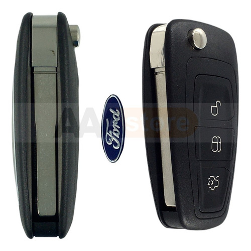 Carcasa Llave Control Ford Ranger Focus Fiesta 3 Botones