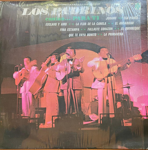 Disco Lp - Los Padrinos / Cantan... Para Ti. Album (1976)