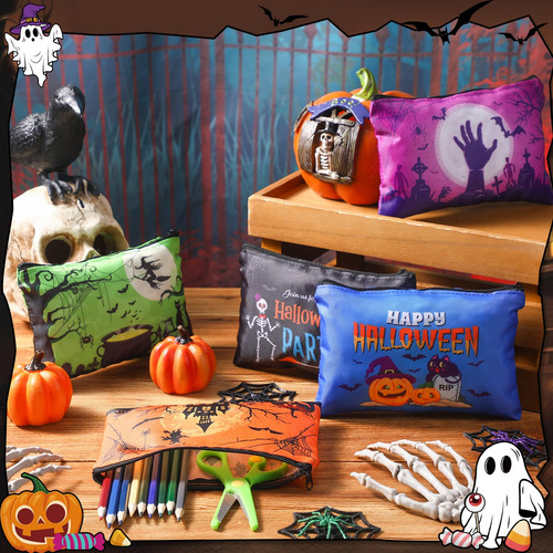 Bolsas De Maquillaje Blosssound Para Halloween, 24 Unidades,